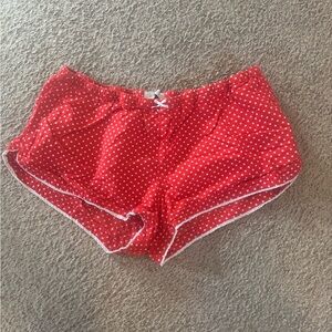 Red Polka Dot Shorts